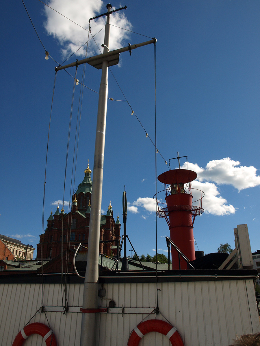 Плавучий маяк Relandersgrund в Хельсинки